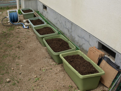 花植え替え準備 (1)