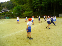 内科検診・新体力テスト練習 (2)