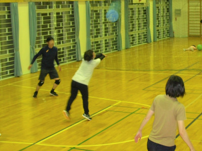 バレーボール練習 (2)