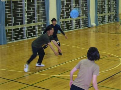 バレーボール練習 (4)
