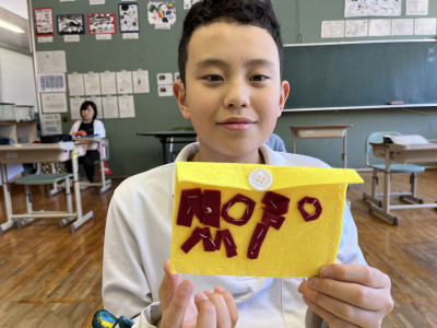 ５・６年生　家庭科小物作り (2)