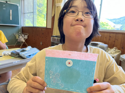 ５・６年生　家庭科小物作り (7)