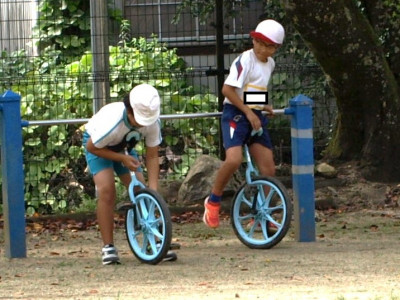 運動会練習　一輪車 (8)