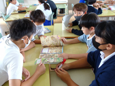 砥部小との交流会  (6)