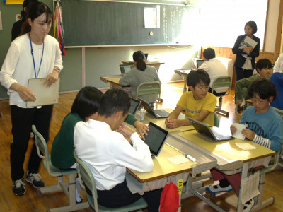 研究授業５・６年生 (2)