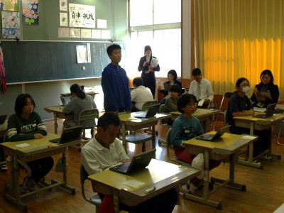 研究授業５・６年生 (1)