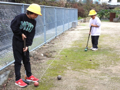 ２～４年生　クロッケー交流会（高市地区） (2)