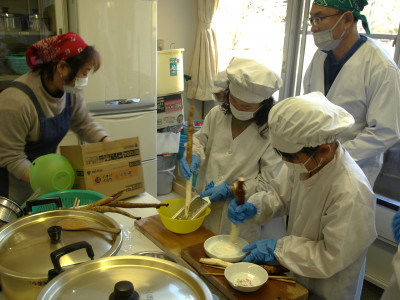 自然薯調理教室 (2)