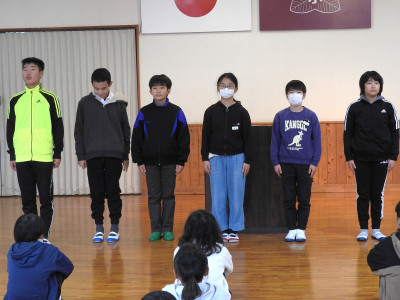 第3学期始業式　分団児童会 (7)