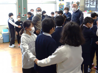 砥部小との交流学習第２回 (2)
