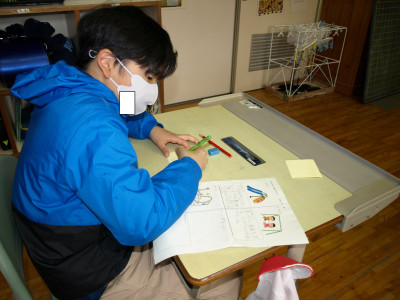 研究授業　４年生 (1)